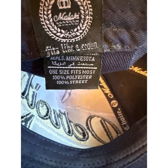 Detroit MI Snapback Blue Hat By Malak Adjustable - Picture 5 of 5